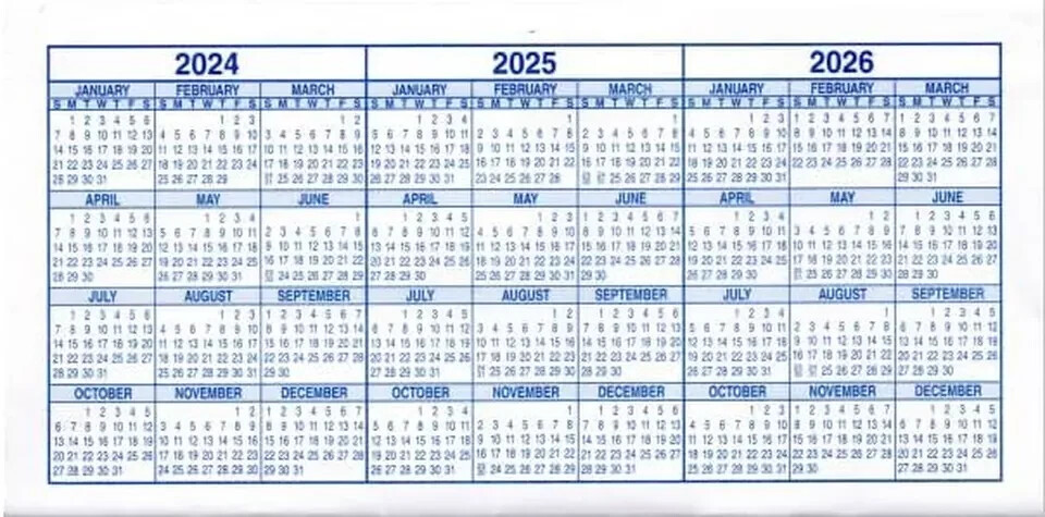 Magnolia Registers 12 Check Registers, 2024-2025-2026, for Personal Checkbook