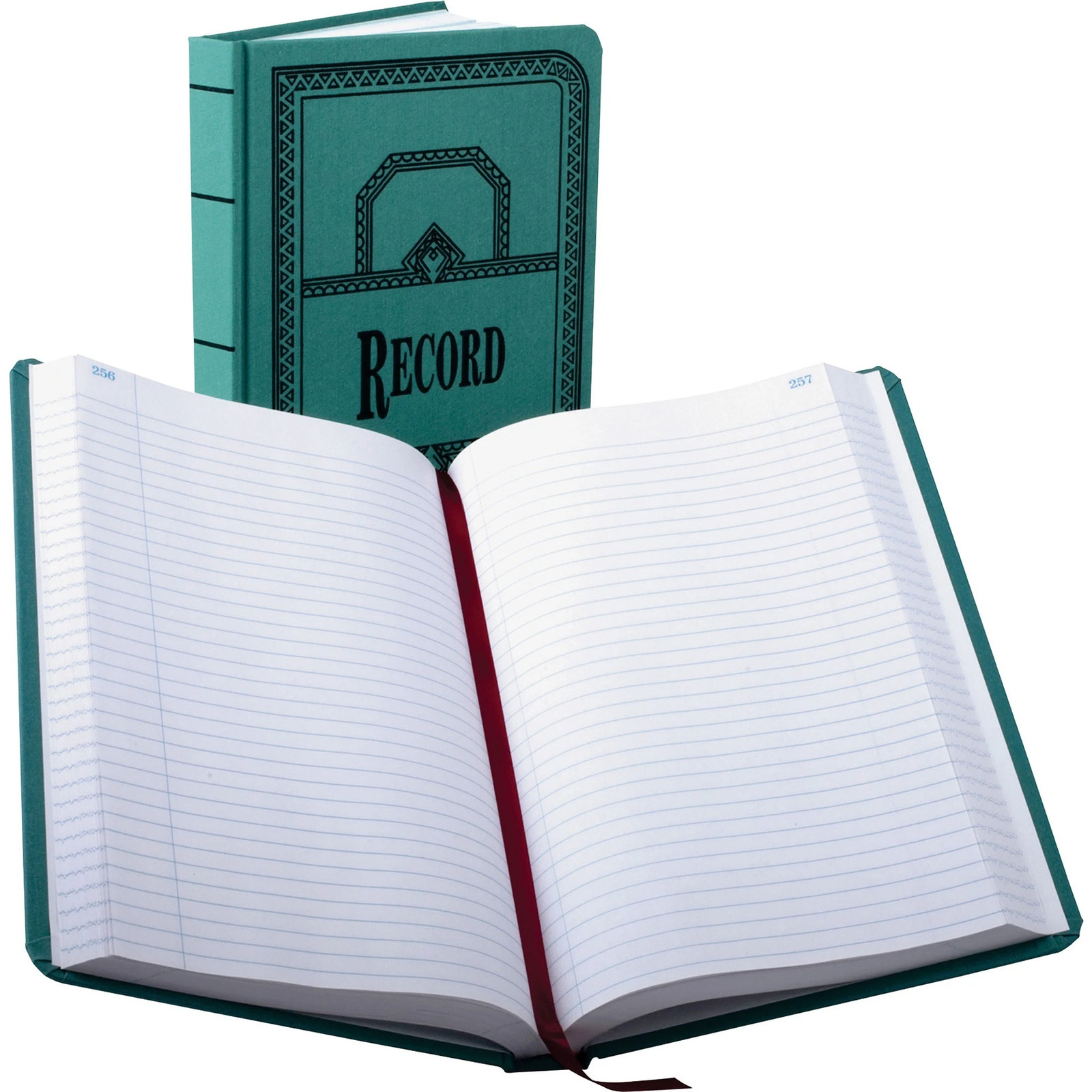 Boorum and Pease Canvas Account Book, Record, 12 1/8″ x 7 5/8″, 500 Pages, Blue