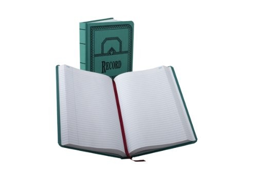 Esselte 66500R Canvas Record Book 500 Sheets 12.12″x7.62″ White