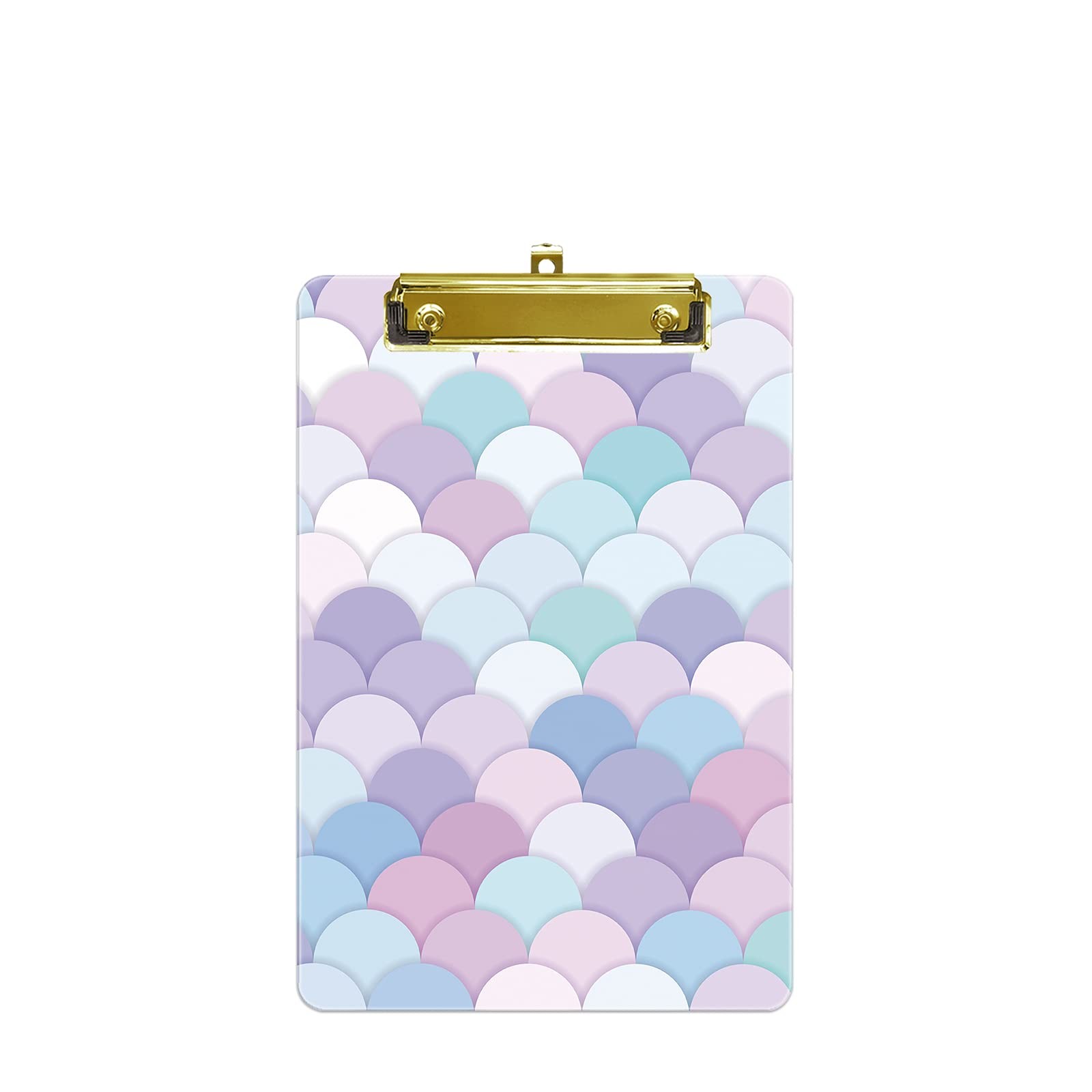 Hongri Small Plastic Clipboard, Design A5 Memo Clip Board, Art Flake