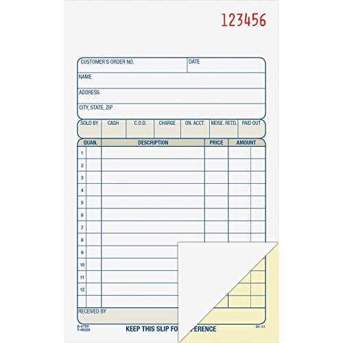 Adams Sales Order Book, 2-Part, Carbonless, 50 Count (Pack of 1) 1