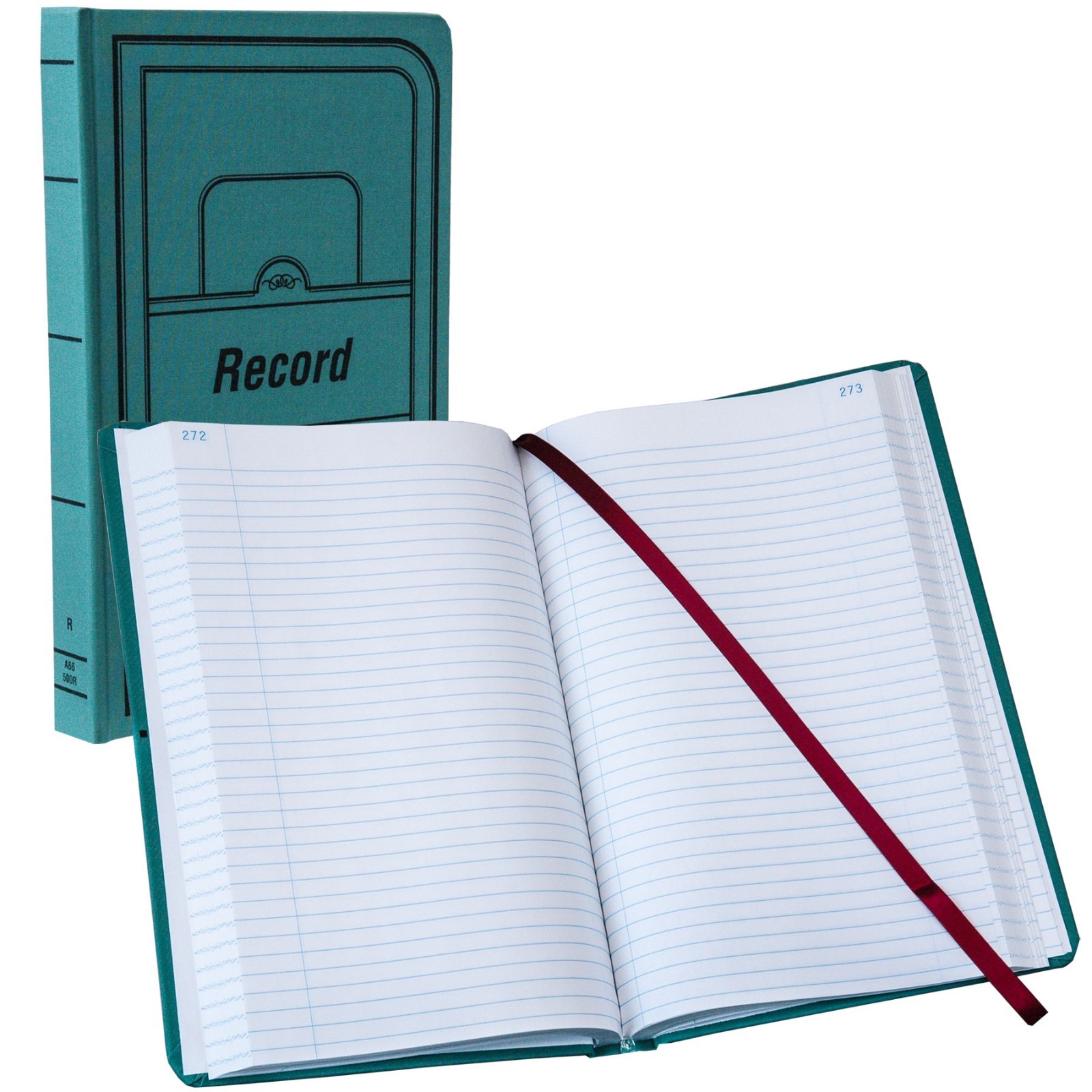 National A66500R Record Book, Canvas Tuff Series, 500 Pages, 12-1/8 x 7-5/8″