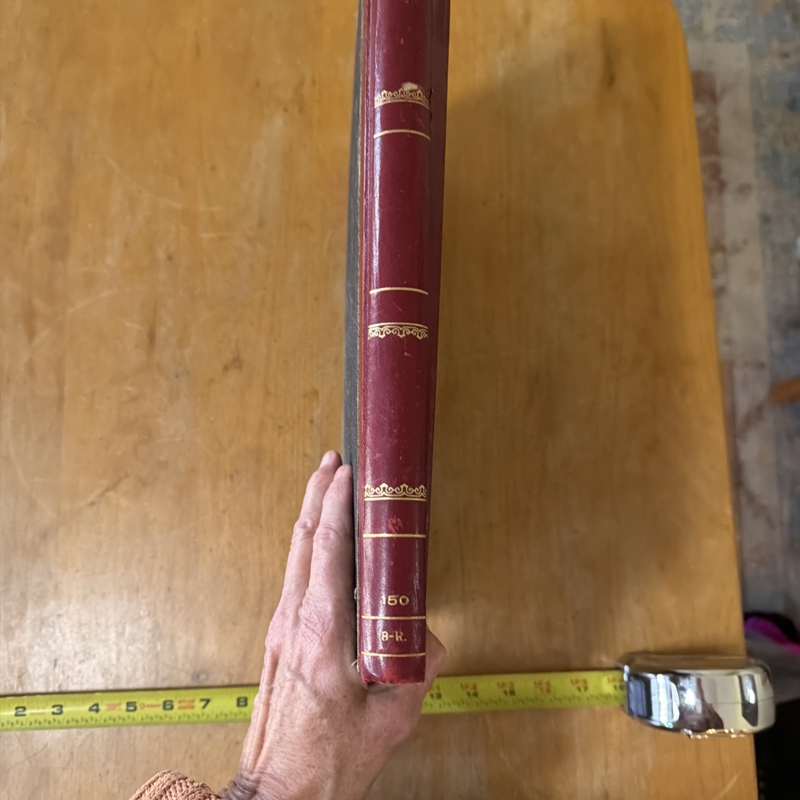 Vintage Boorum&Pease Columnar Accounting Book 12 Column Includes Vintage Recipes