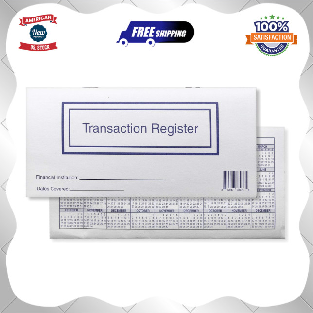 Checkbook Registers for Personal Checkbook, Ledgers, 2025-2026-2027, Pack of 10