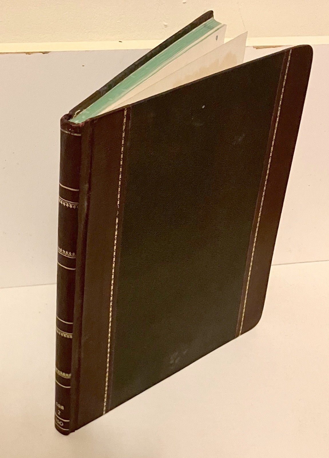 Vintage Shaw’s Universal Blank Ledger 10″ x 12″ No. S 98