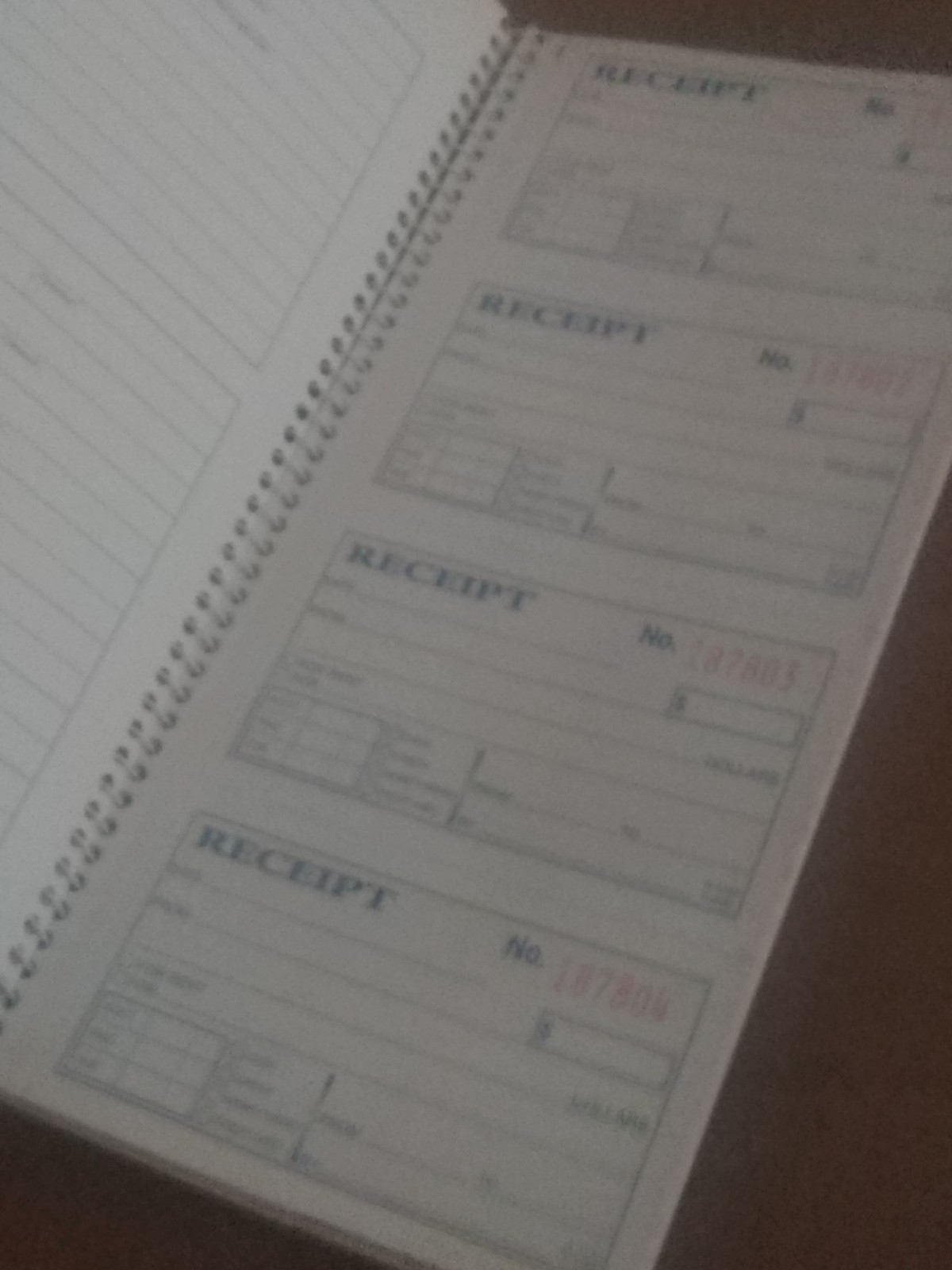 Adams Spiral Money Rent Receipt Books, 2 Part, 5-1/4″ x 11″, 5 Pack SC1152