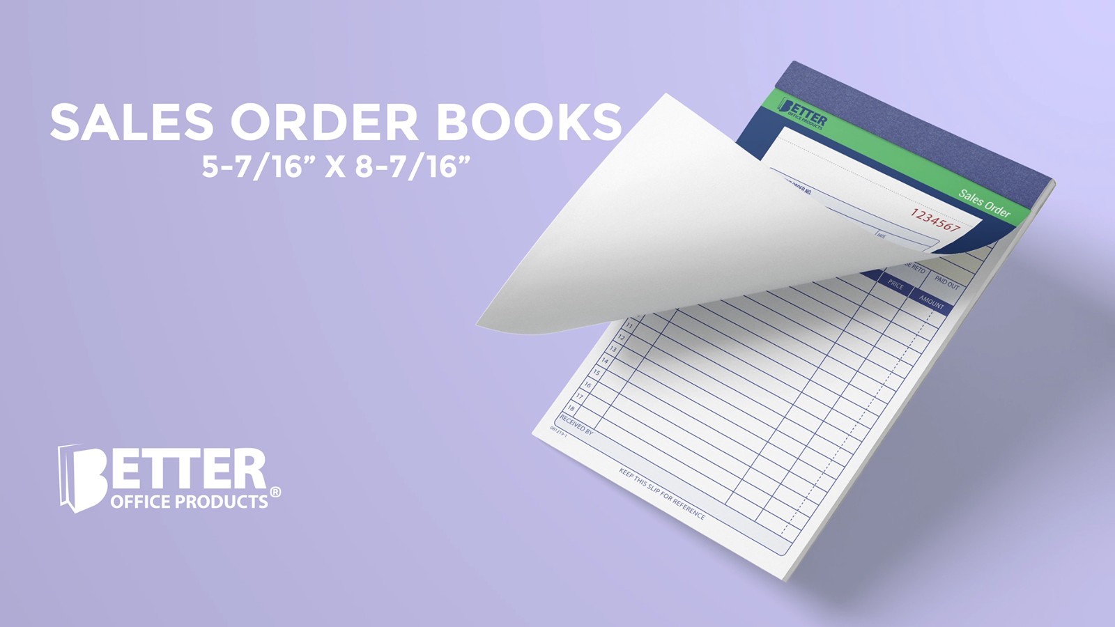 Large Carbonless Sales Order Books – 3 Pack, 2-Part, 150 Sets, 5.5″x8.5