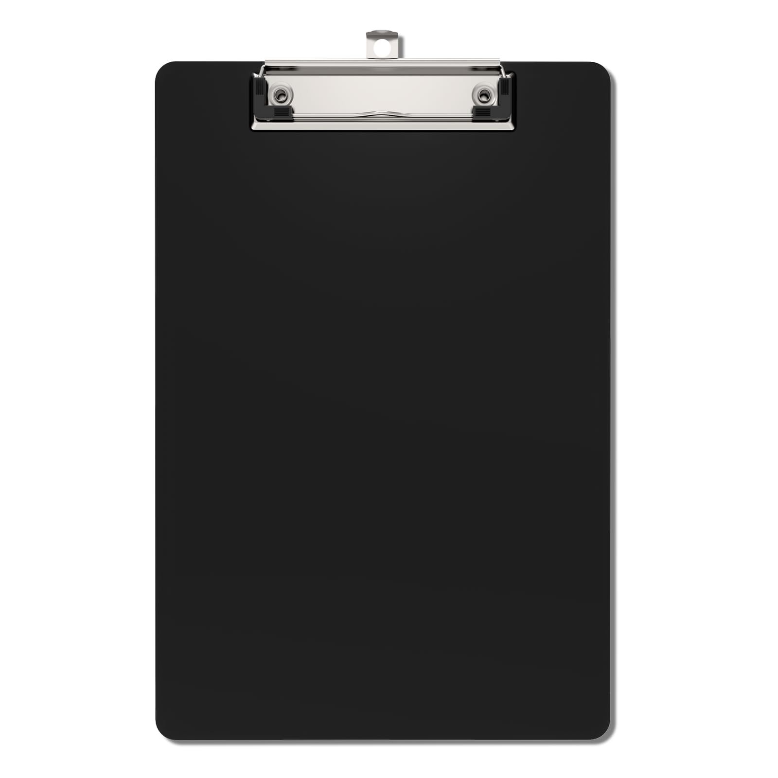 Macroclo Small Plastic Clipboards, Mini Black Clip Board 1 Pack,
