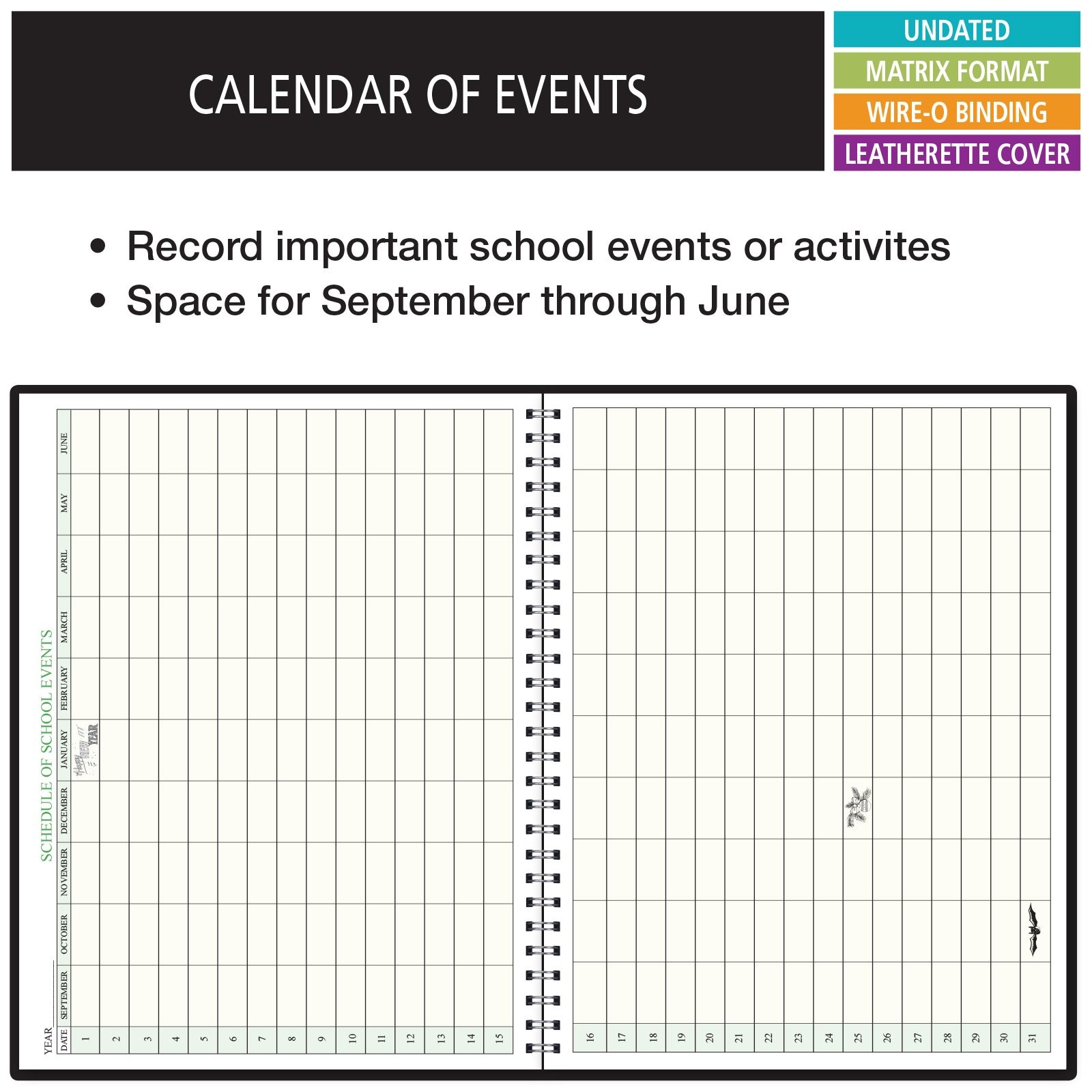 Elan Publishing Company Combination Plan and Record Book: One 8.5″ x 11″