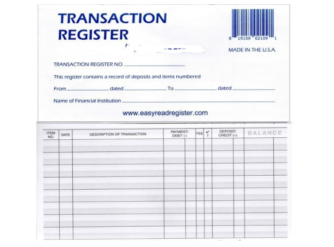 Checkbook Registers 12 Pack 2025-2027 Calendar Check Register Ledger