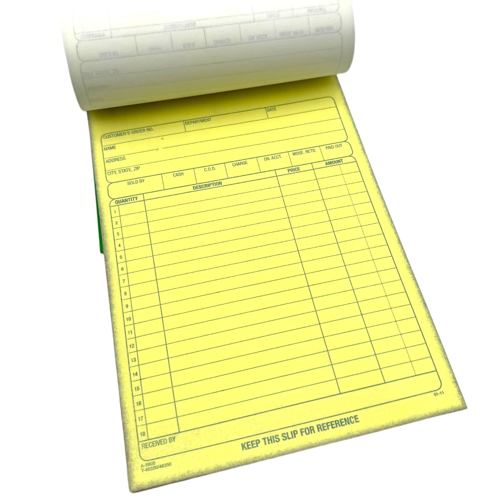 6 x 50=300 Sets ADAMS Invoice Sales Order Books DC5805 tops Duplicate Carbonless