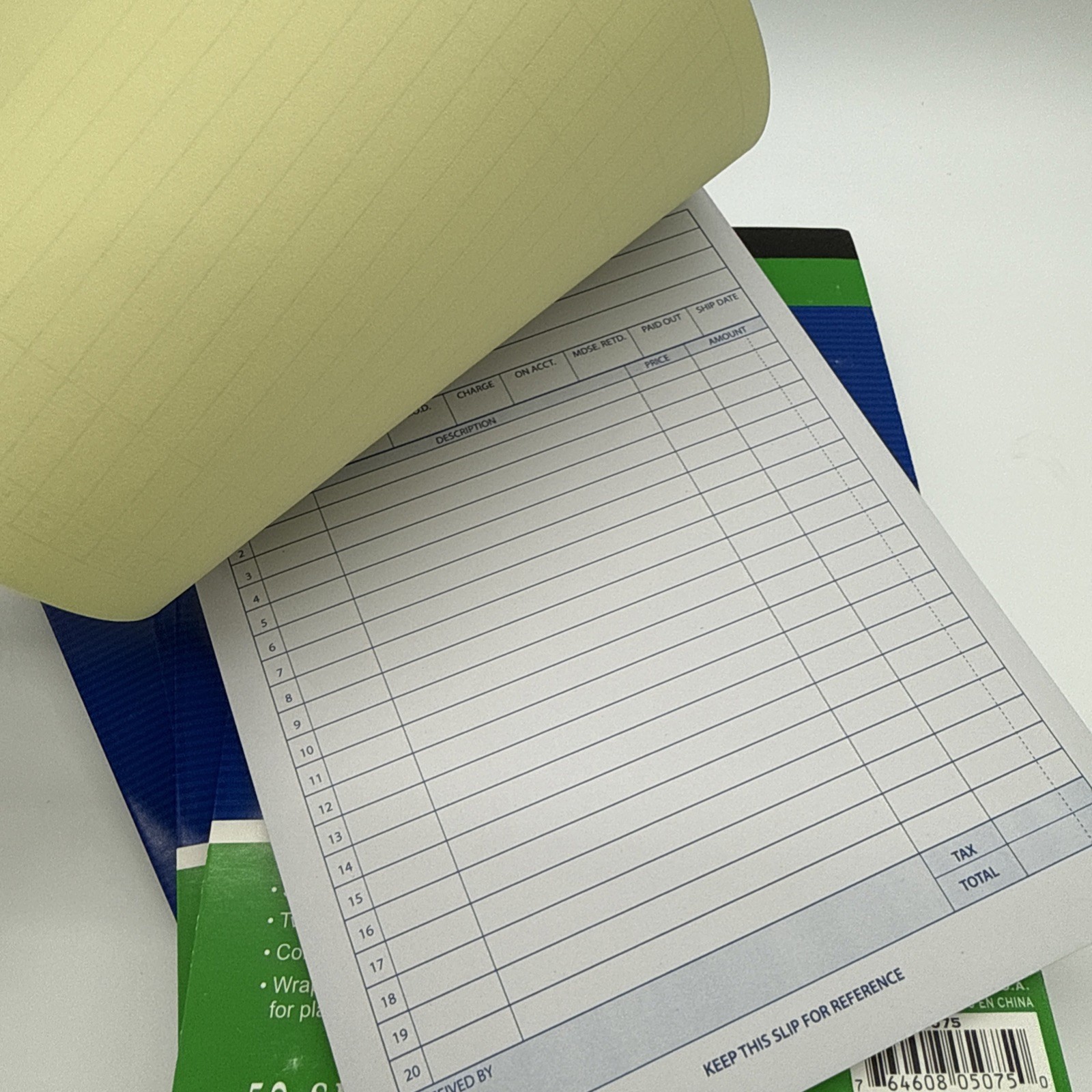 Bazic Invoice Sales Order Form Booklet – 50 Sets – 8.5″ X 5.5″ – Pack of 5