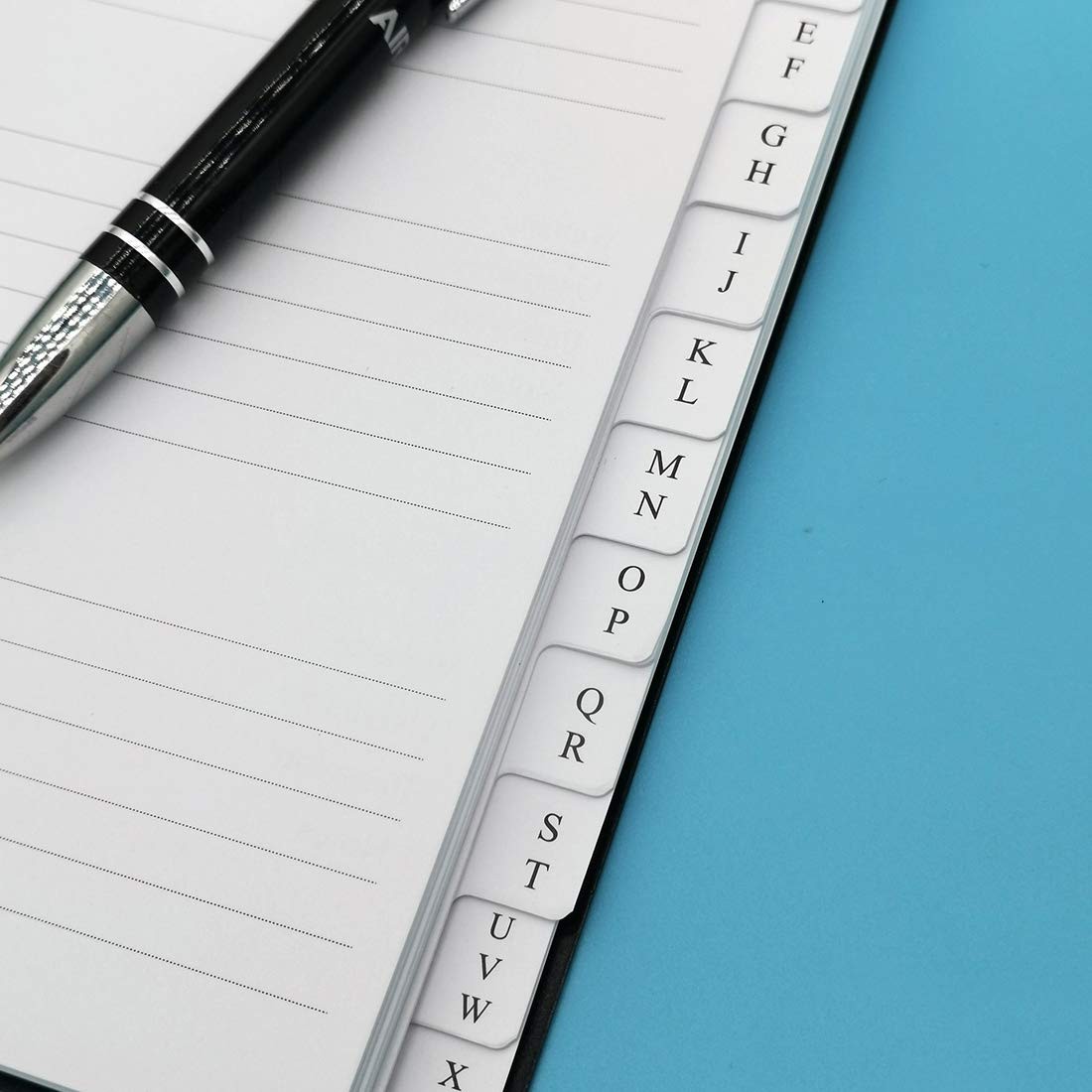 Nokingo Spiral Password Book with Tabs – 5×7 inch Inch, Black