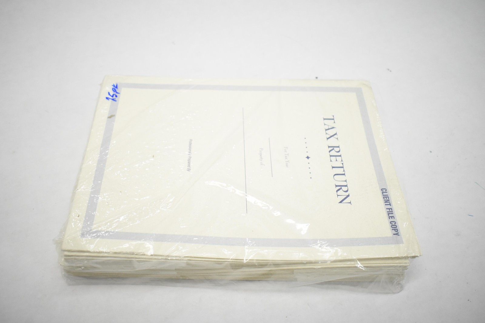 Tax Return Client File Copy Covers Professionally Prepared Forms Pack 125 Sheets