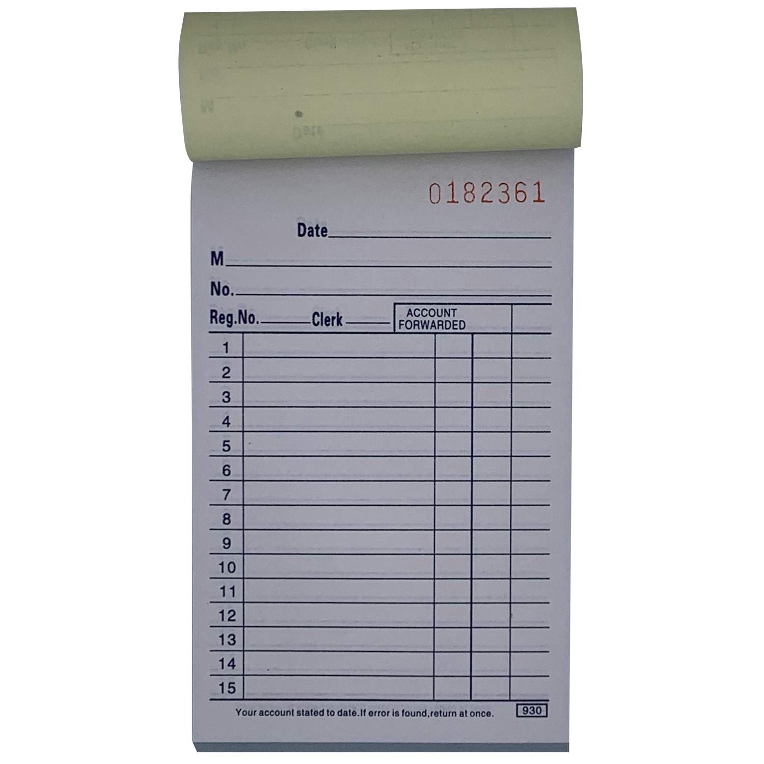 20 Pack Lot Sales Book Order Receipt Invoice Carbonless Copy 50 Sets 3.5″ X 5.5″