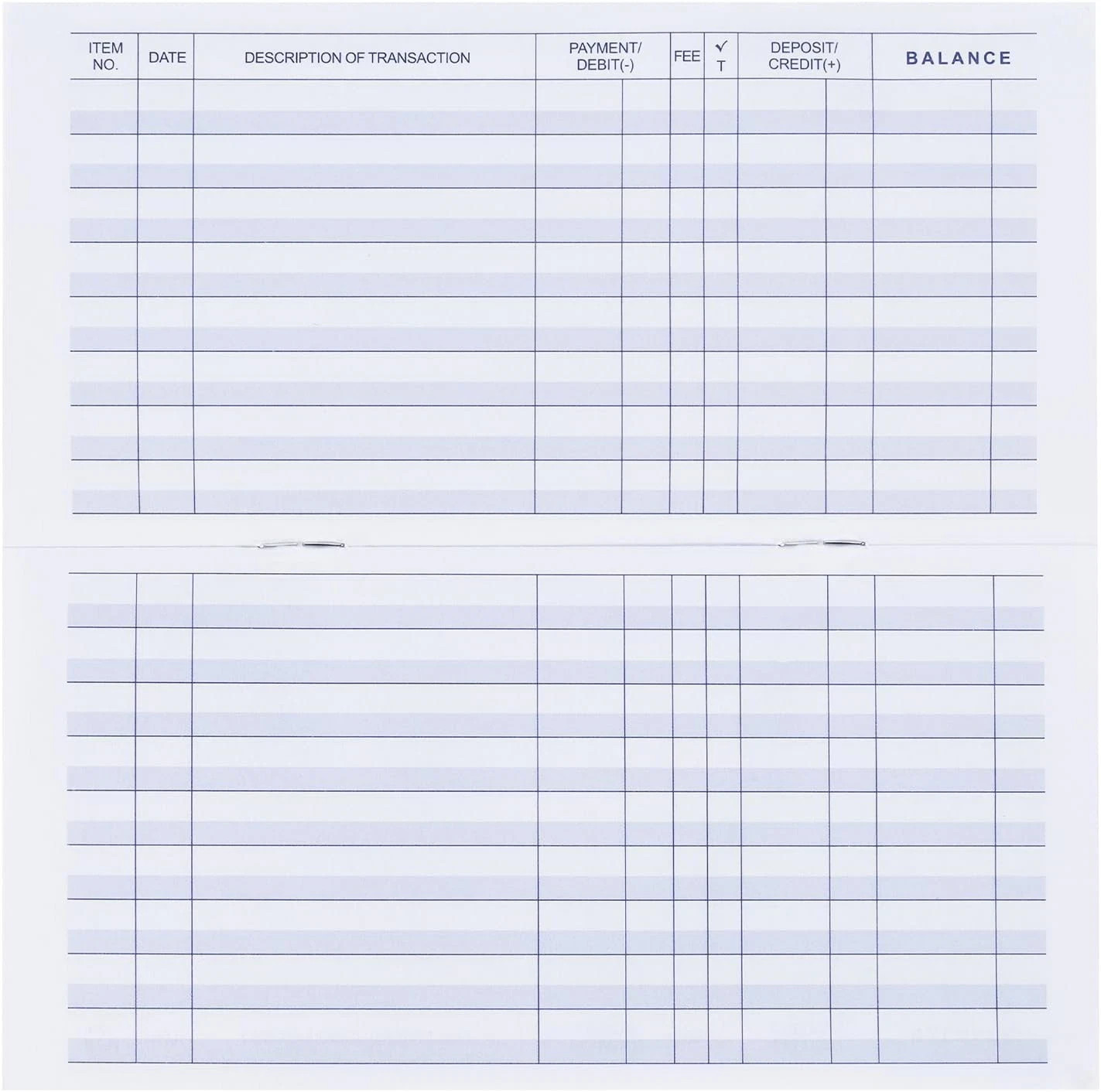 20 Pack Checkbook Register Check Registers for Personal Blank Ledger Transaction