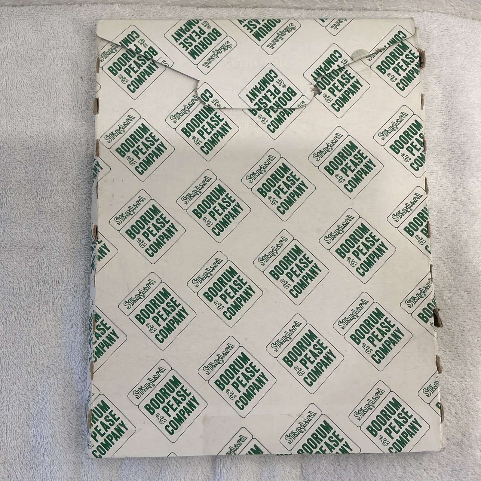 100 Boorum & Pease Green Columnar Ledger Sheets 9 1/4”h x 11 7/8″w NOS Vintage