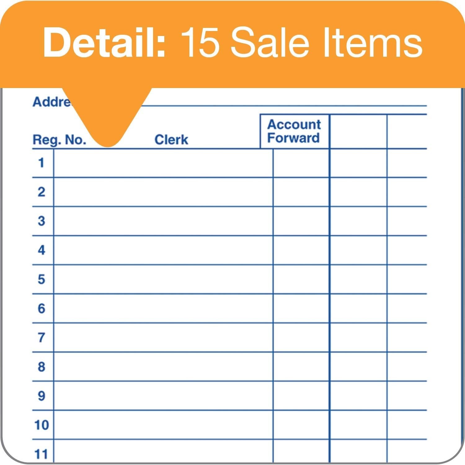 Compact Carbonless Invoice Book – 2-Part, 50 Sets, Perfect for Small Businesses