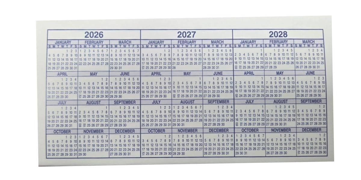 12 , 262728 Calendars, Made in USA