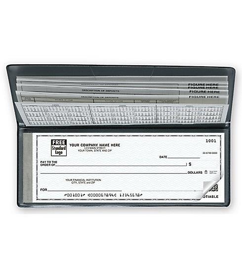 Traveler Business Size Portable Checks / Deluxe #: 59000N/ 8 5/8″ x 3″ (2 Part)