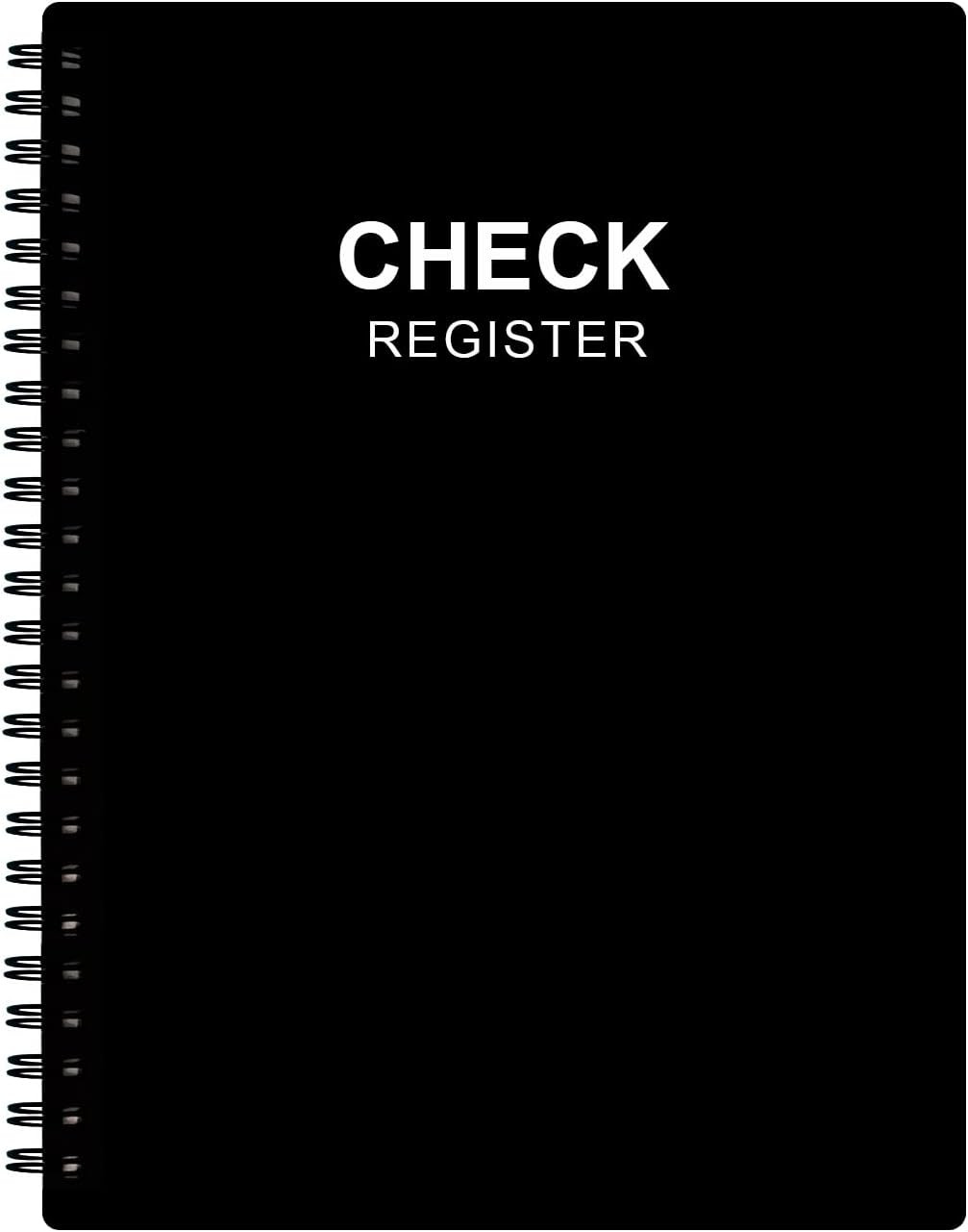 Check Register – A5 Check Book Register Books with Check & Transaction Registers