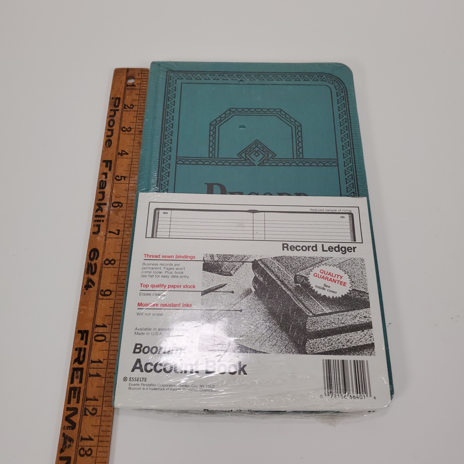 NOS Vintage Boorum Account Book 66-R-150 Record Ledger Ruling Acid Free Sealed