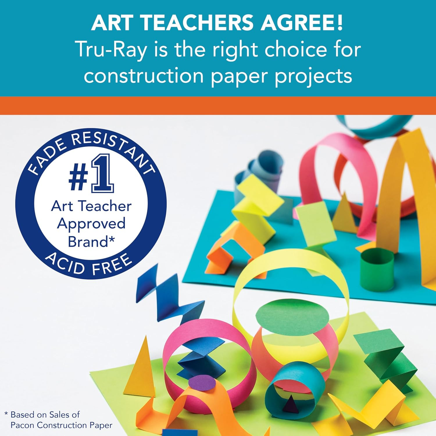 Tru-Ray® Construction Paper, 50% Recycled, 9″ X 12″, Purple, Pack of 50