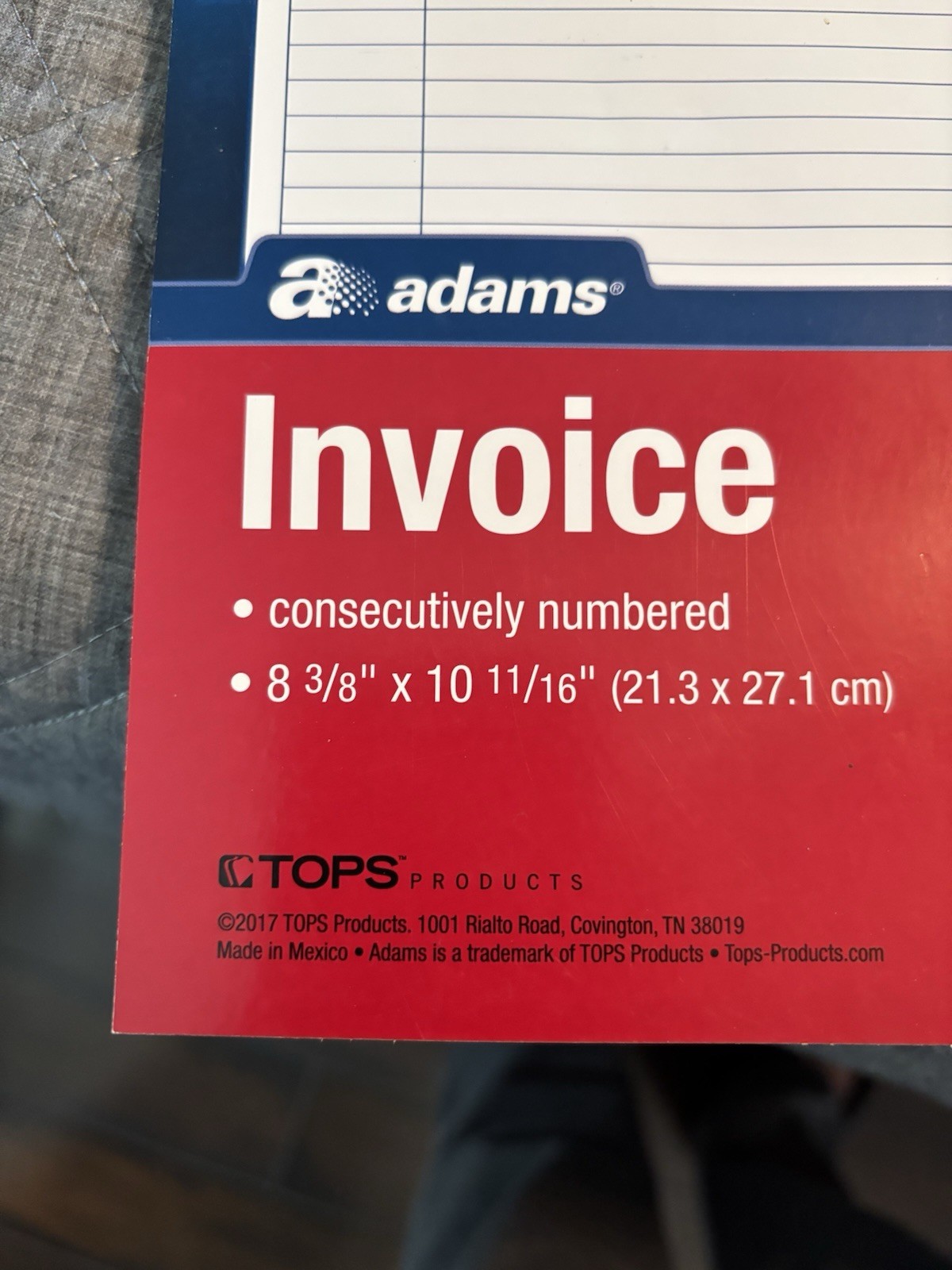 Book Of Invoices New 50 Sets Duplicate Carbonless 8 3/8x 10 11/16”