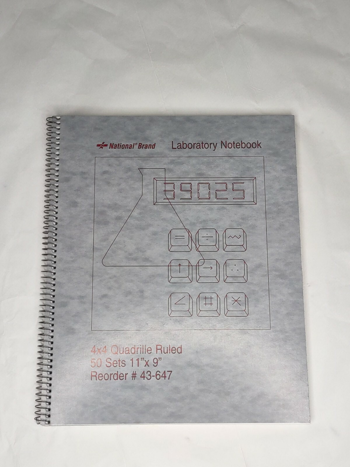 National Brand Laboratory Notebook 4×4 Quadrille Ruled 50 Sets 11″x9″ 43-647
