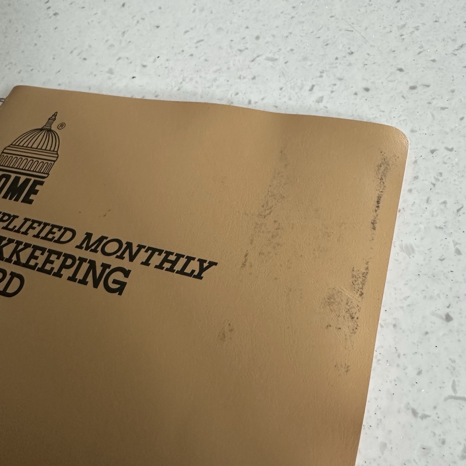 Dome Simplified Monthly Bookkeeping Record Style No. 612 Spiral Bound Accounting