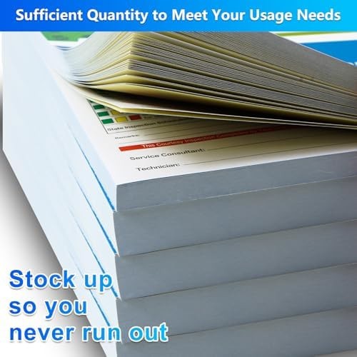 200 Sets Multi-Point Automotive/Vehicle Inspection Report Forms 2-ply Carbonl…