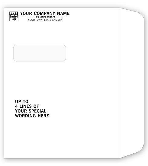 Booklet Envelope Single Window / Nebs Deluxe No. 747 / 11 1/2″ x 8 3/4″