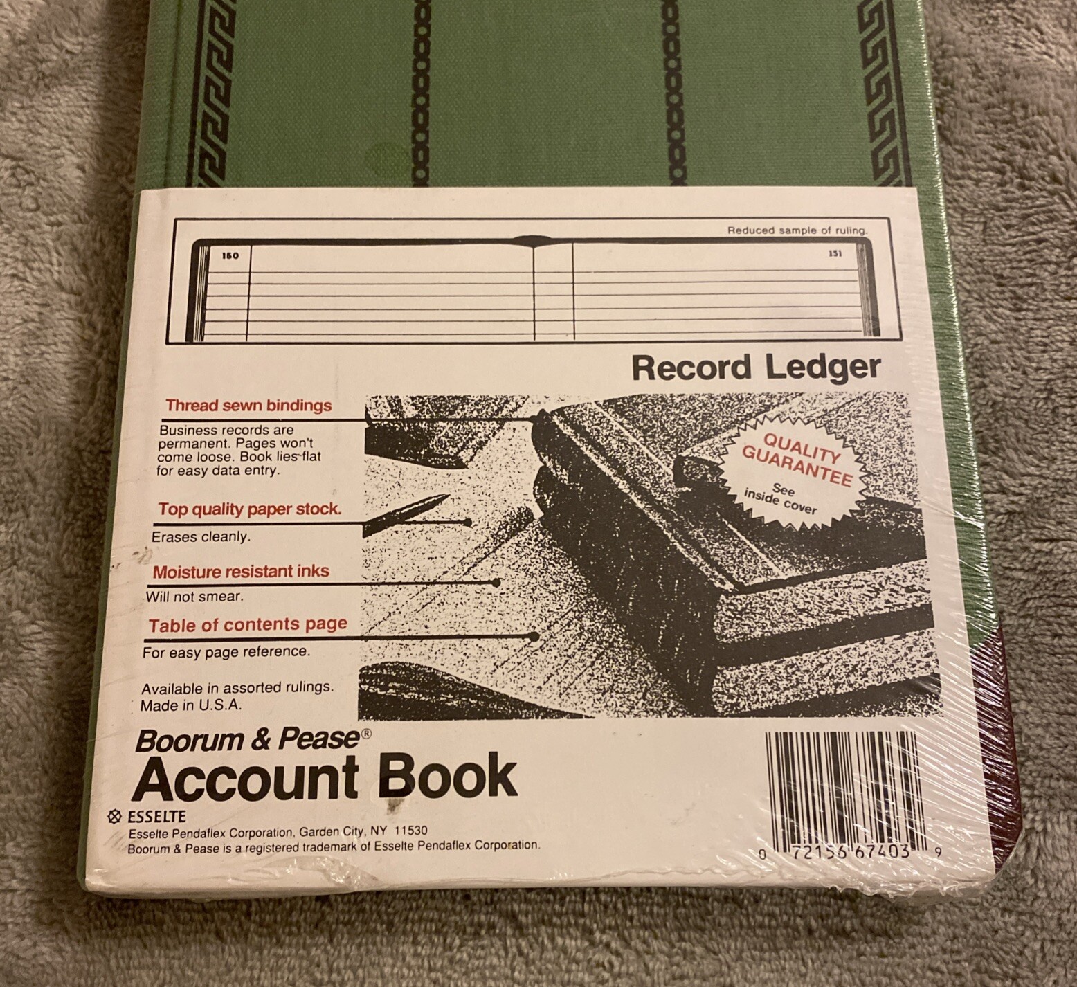 Boorum & Pease 6718300R Standard Blank Account Ledger Book NEW/SEALED