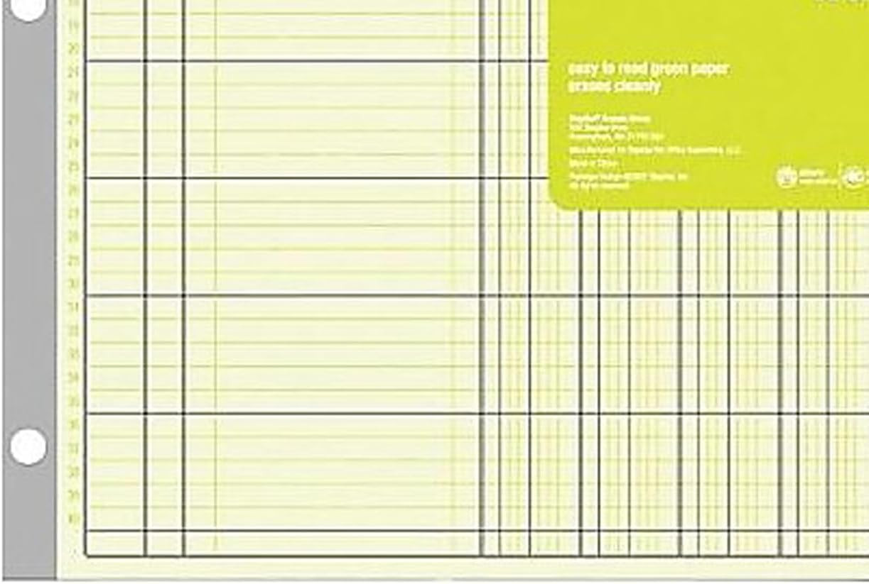 Columnar Pads, 12 Columns, 11″ X 16-5/16″