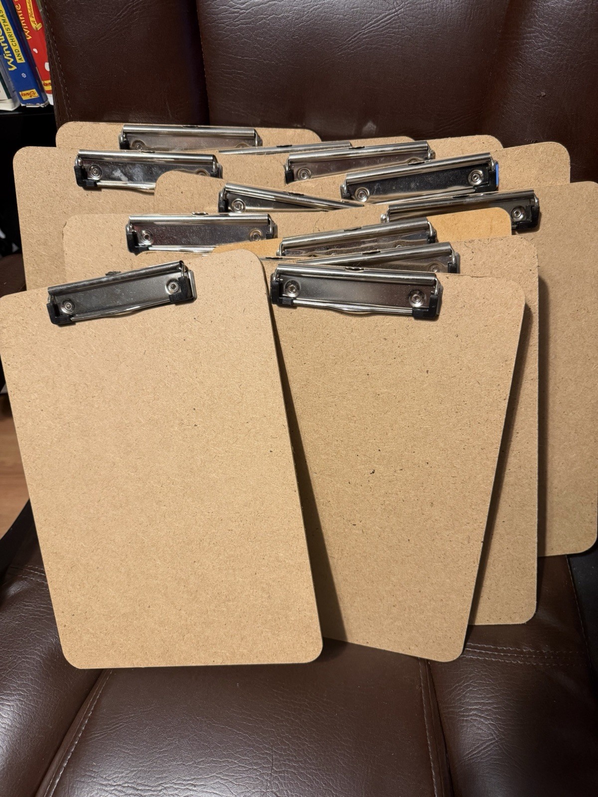 Basic Clipboards Lot Of (14) 12 1/2” X 8 3/4” With Hanging Tab