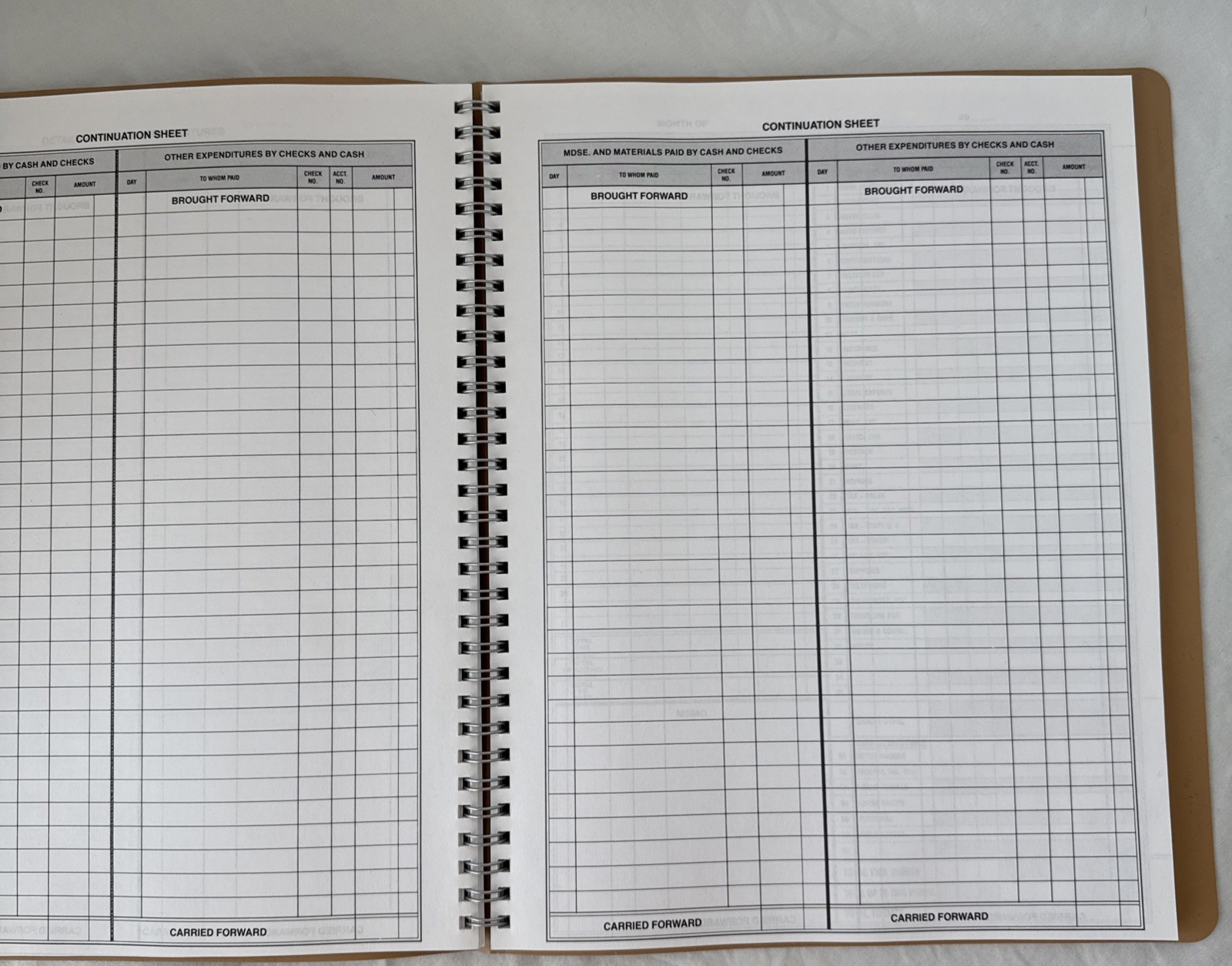 Lot Of 2 Dome Simplified Monthly Bookkeeping Record Notebooks 2013 & 2019