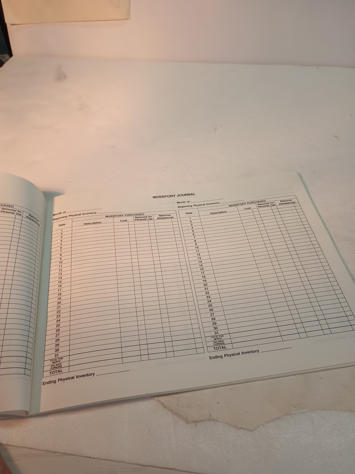 (1) PO New Vintage Business Tax Record Book H & R Block 2000 Dam From Storage.