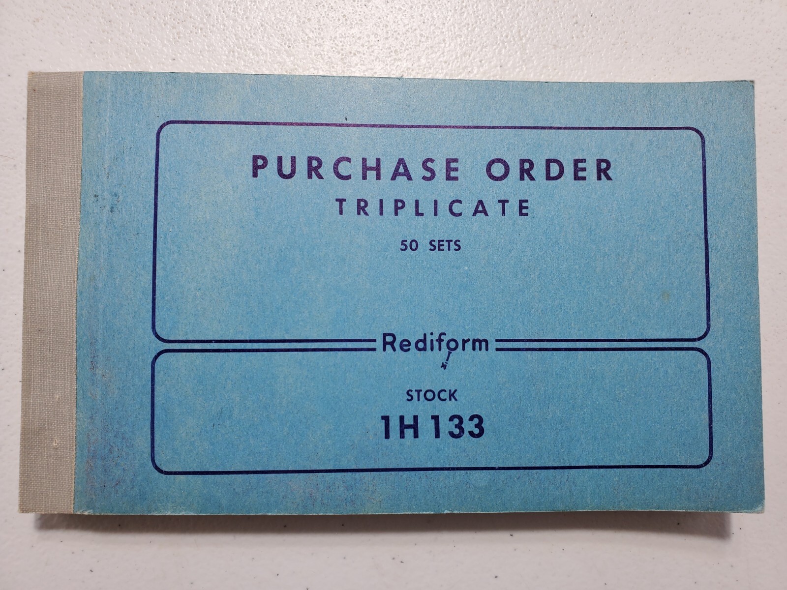 Vintage Purchase Order Triplicate Rediform Stock 1 H 133