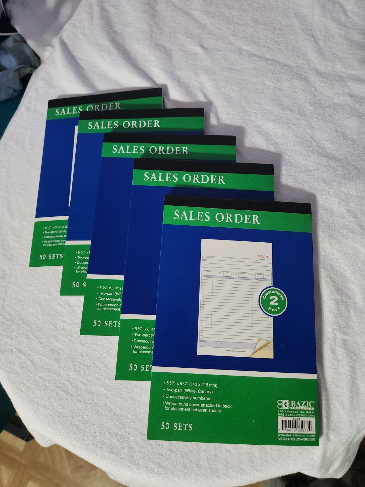 5 Pack Invoice / Sales Book Invoices for Business