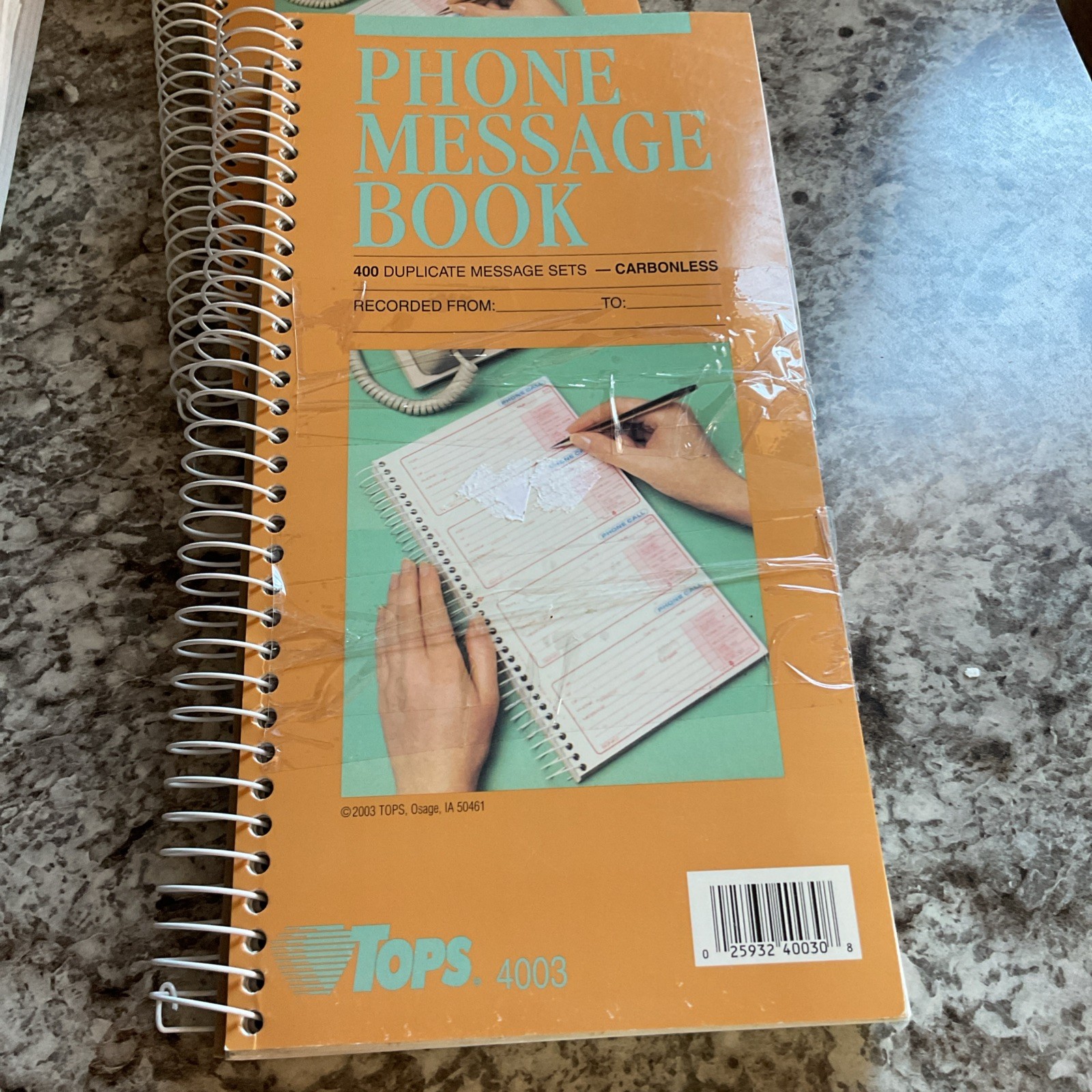 Phone Message Books Carbonless Spiral Lot Of 11 Office Depot, Tops 5 1/2X11