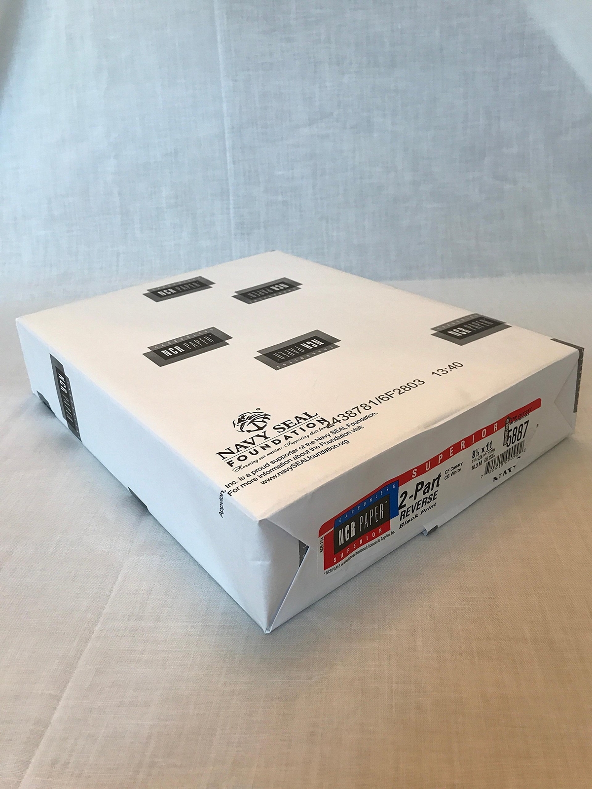 250 Sets NCR Paper 5887 Collated 2 Part White Canary Letter Size Carbonless P…