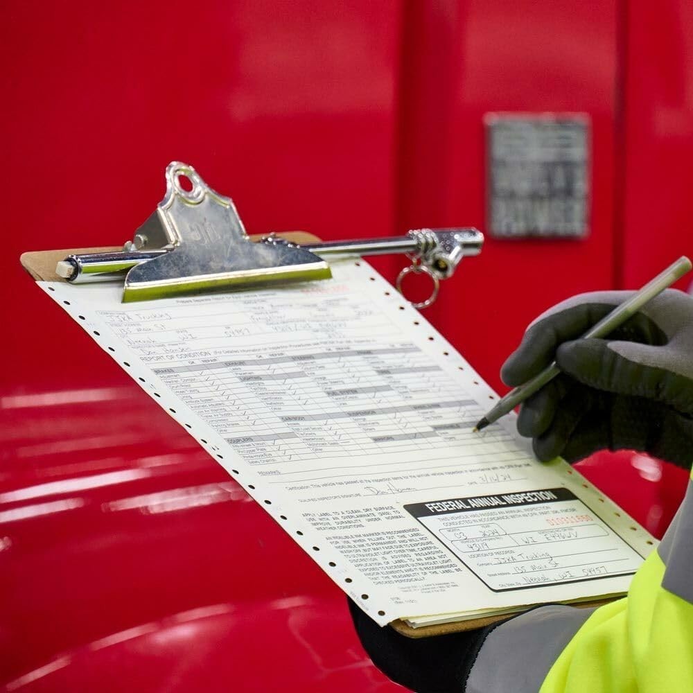 10-Pack DOT Compliant Annual Inspection Forms with Fade-Resistant Decals