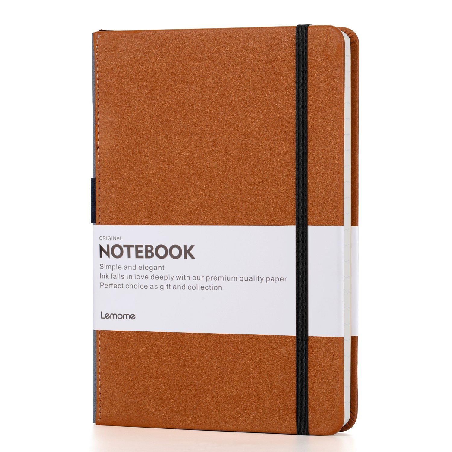 Lemome Grid Paper Notebook Hardcover Classic Notebook with Pen Holder – Page …