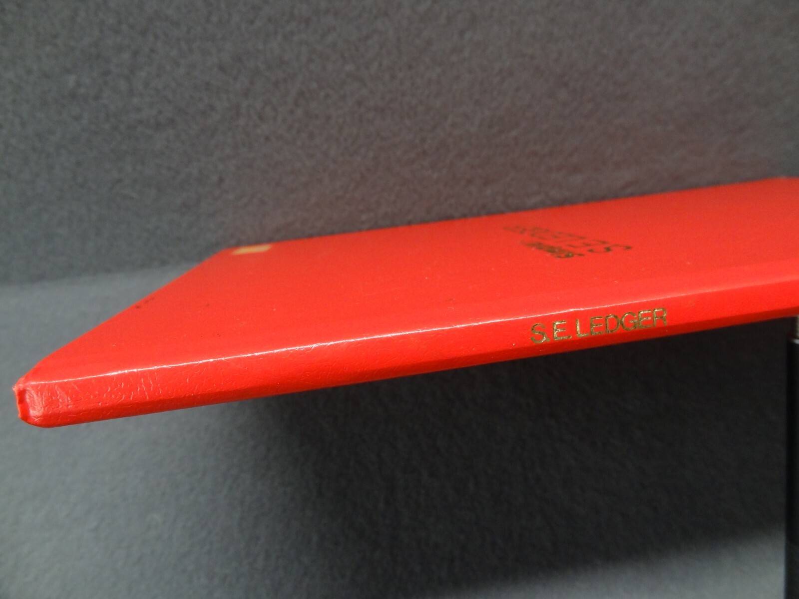 Simplex 91-513 63-Page S.E. Ledger Record Account VTG Red Bound Hardcover Book