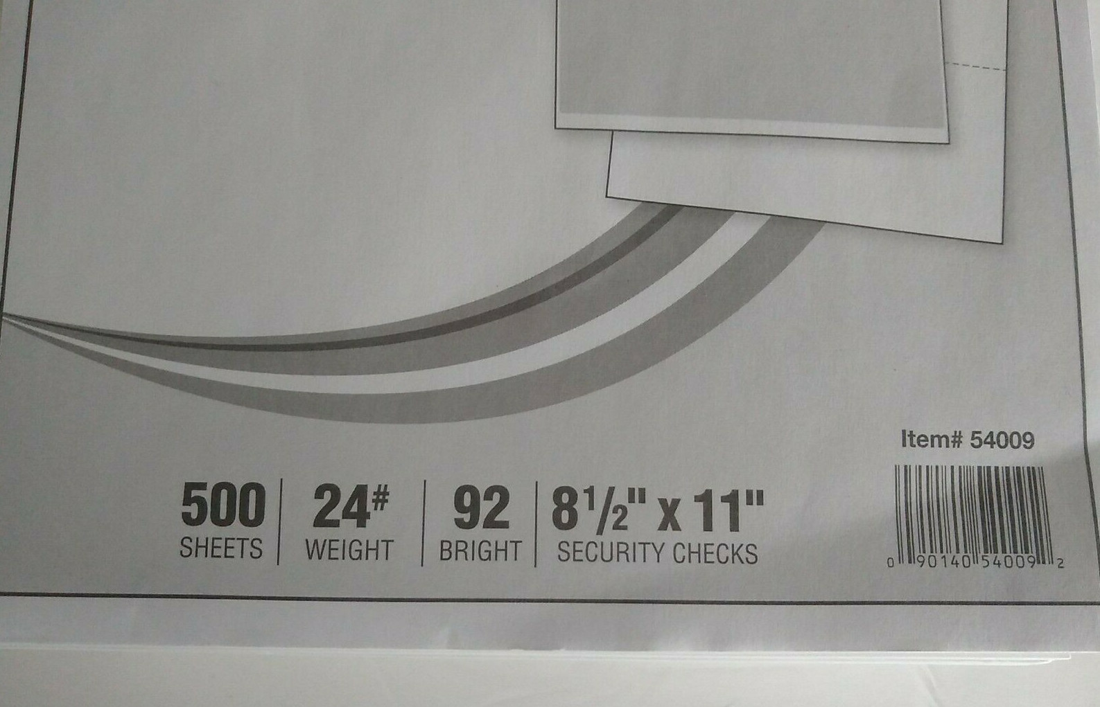 Compuchecks Standard Checks Diamond Top Green (500) 24# 8 1/2 x 11 Security