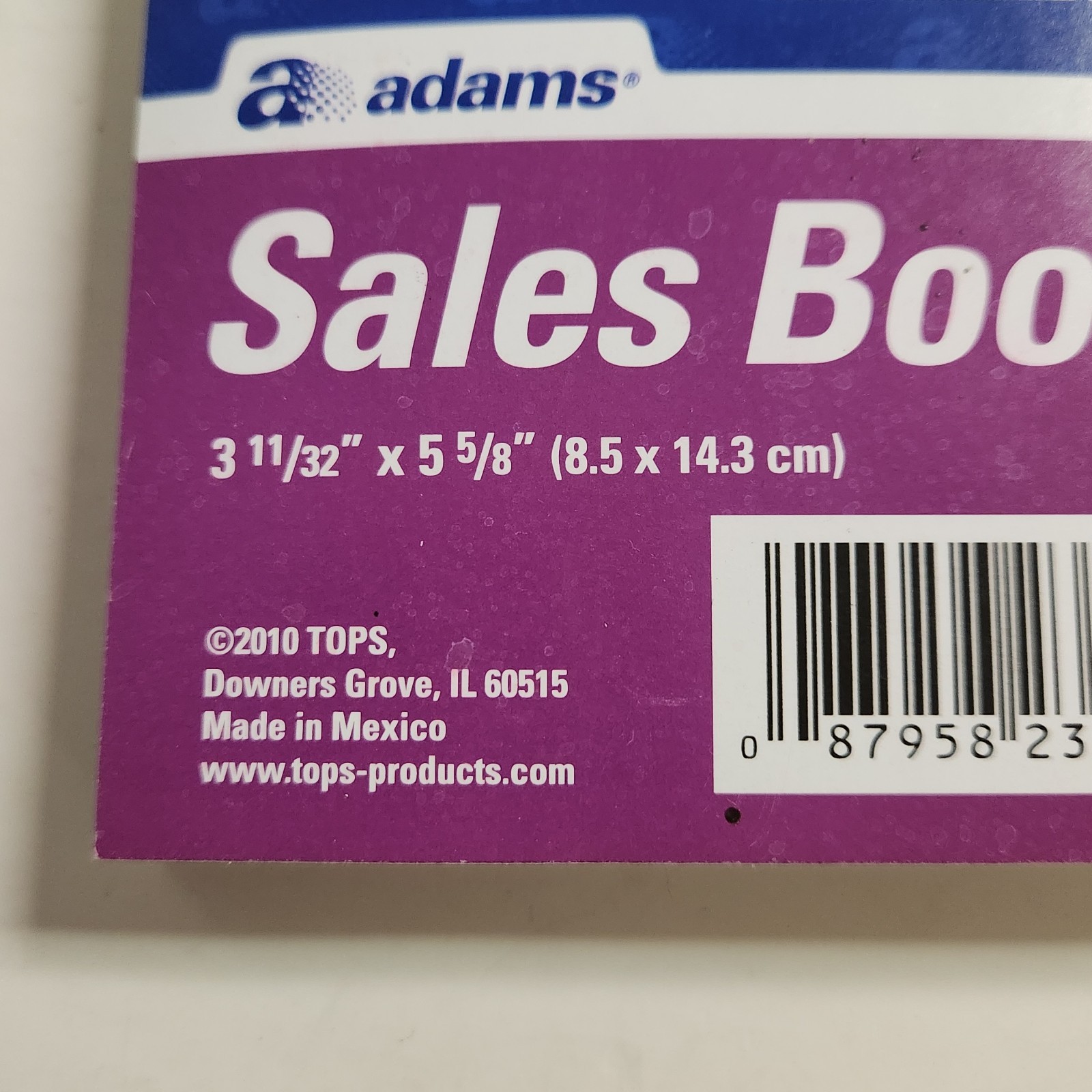 Adams Sales Book Receipt Invoice 3 Pack OB New DC3530 2010 Business Supply E57