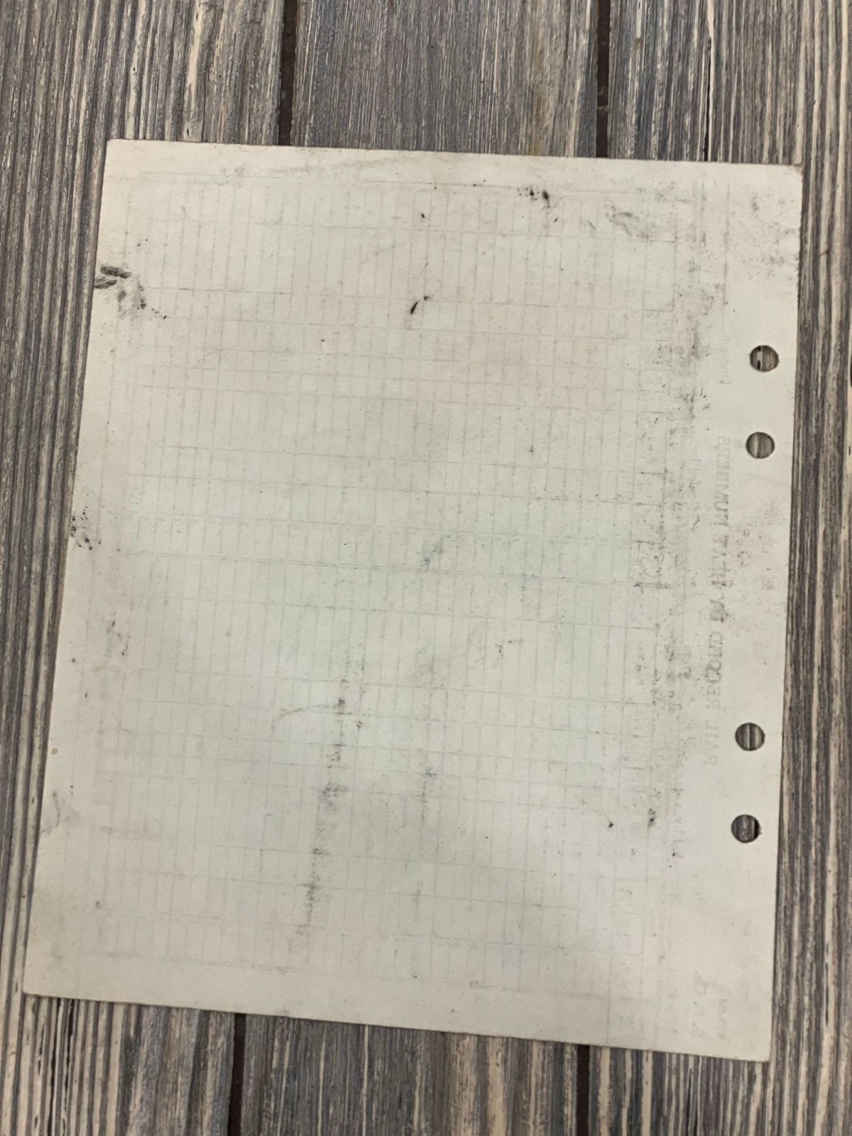 Vintage S.P. Co. Rail Record By Heat Numbers Form 8-53-3M 3-Hole Punched S-3101