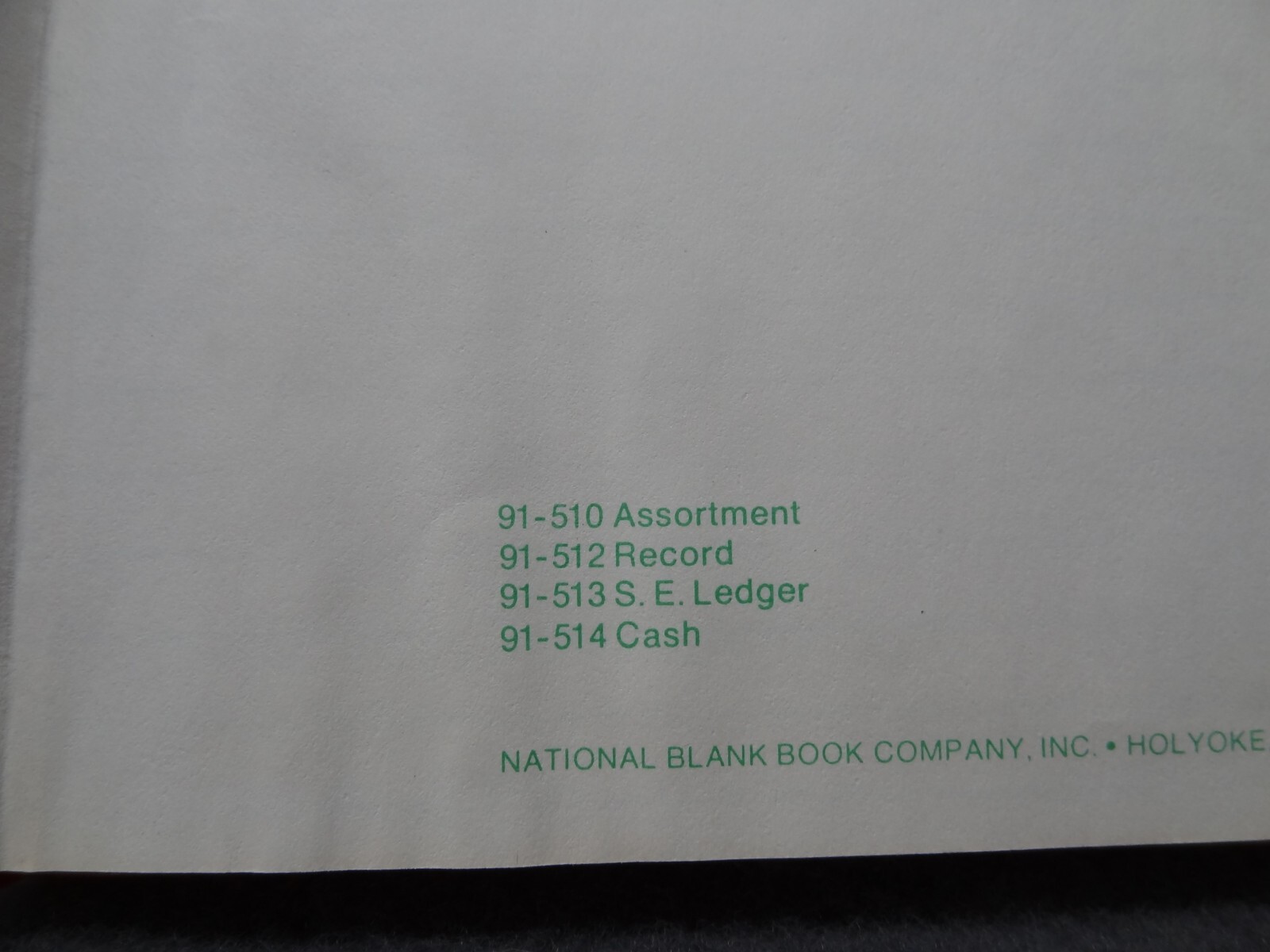 Simplex 91-513 63-Page S.E. Ledger Record Account VTG Red Bound Hardcover Book
