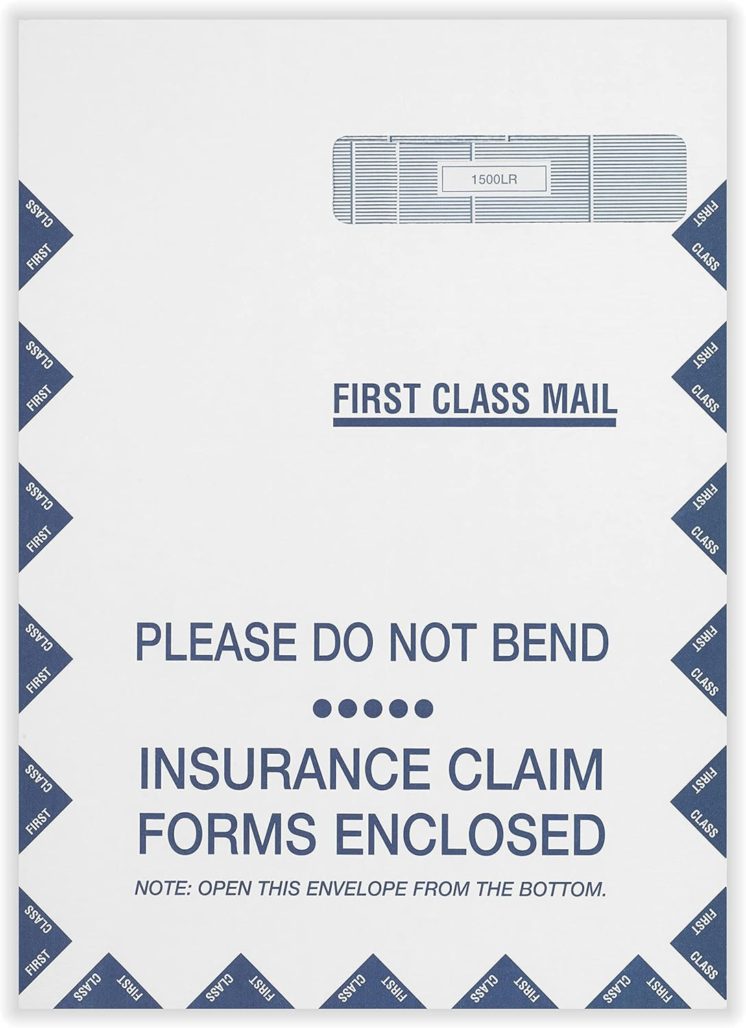 Complyright CMS-1500 Jumbo Right Window “Do Not Bend” Healthcare Billing Envelop
