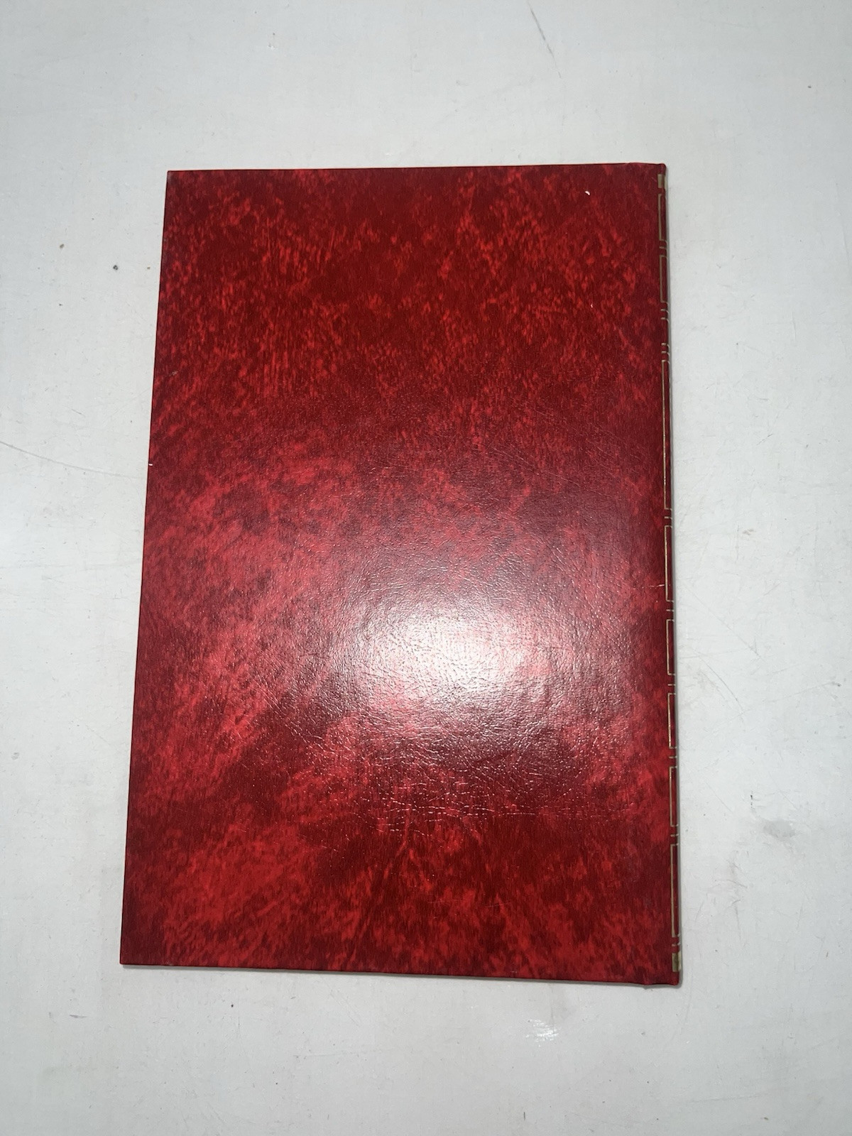 Vintage Record Book of Lined Pages Original Account Ledger Vernon 160 Pages READ